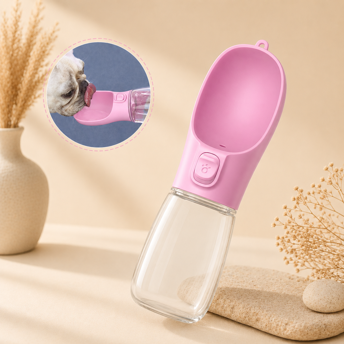 Portable Dog Water Bottle | Leakproof Travel Bowl
