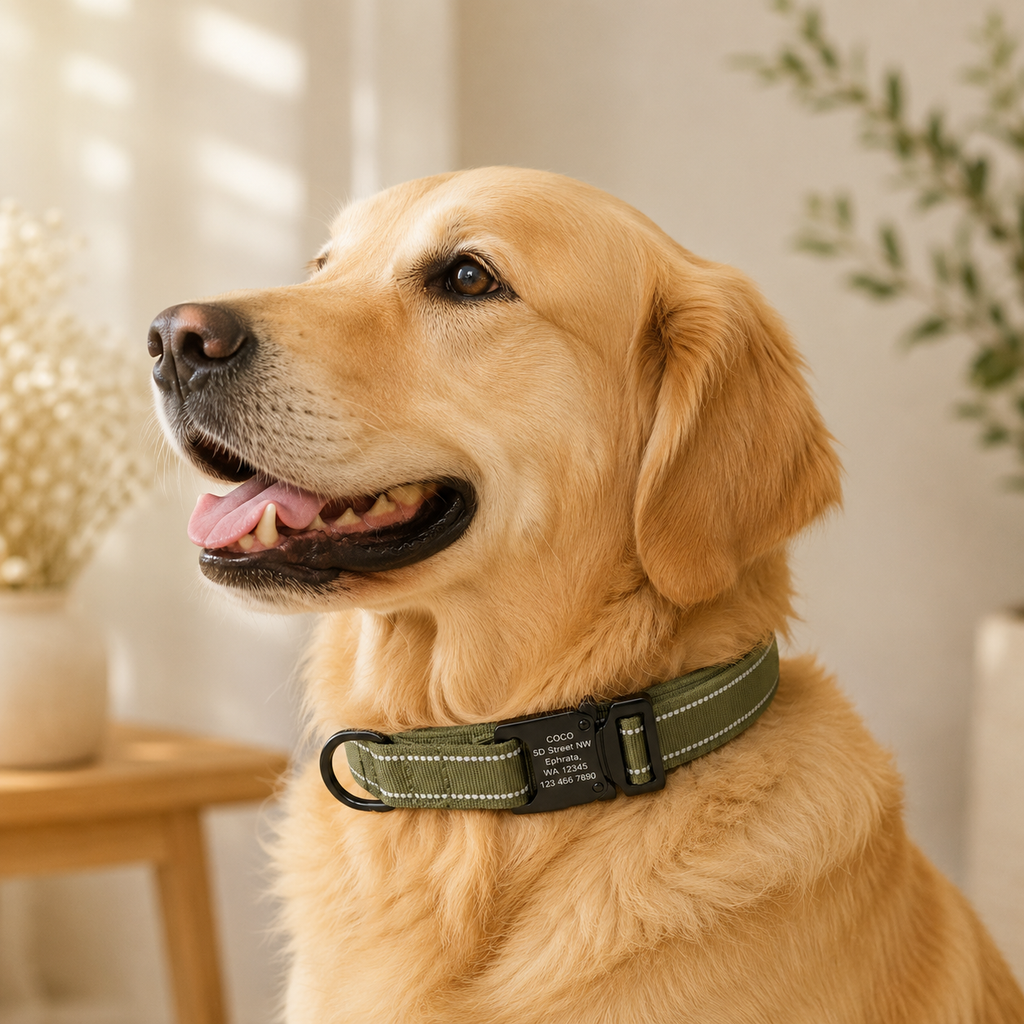 Reflective Adjustable Dog Collar